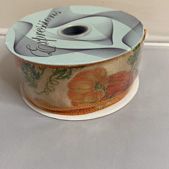 10 Yards of Expressions Fall Wired Ribbon - Picture 4 of 7